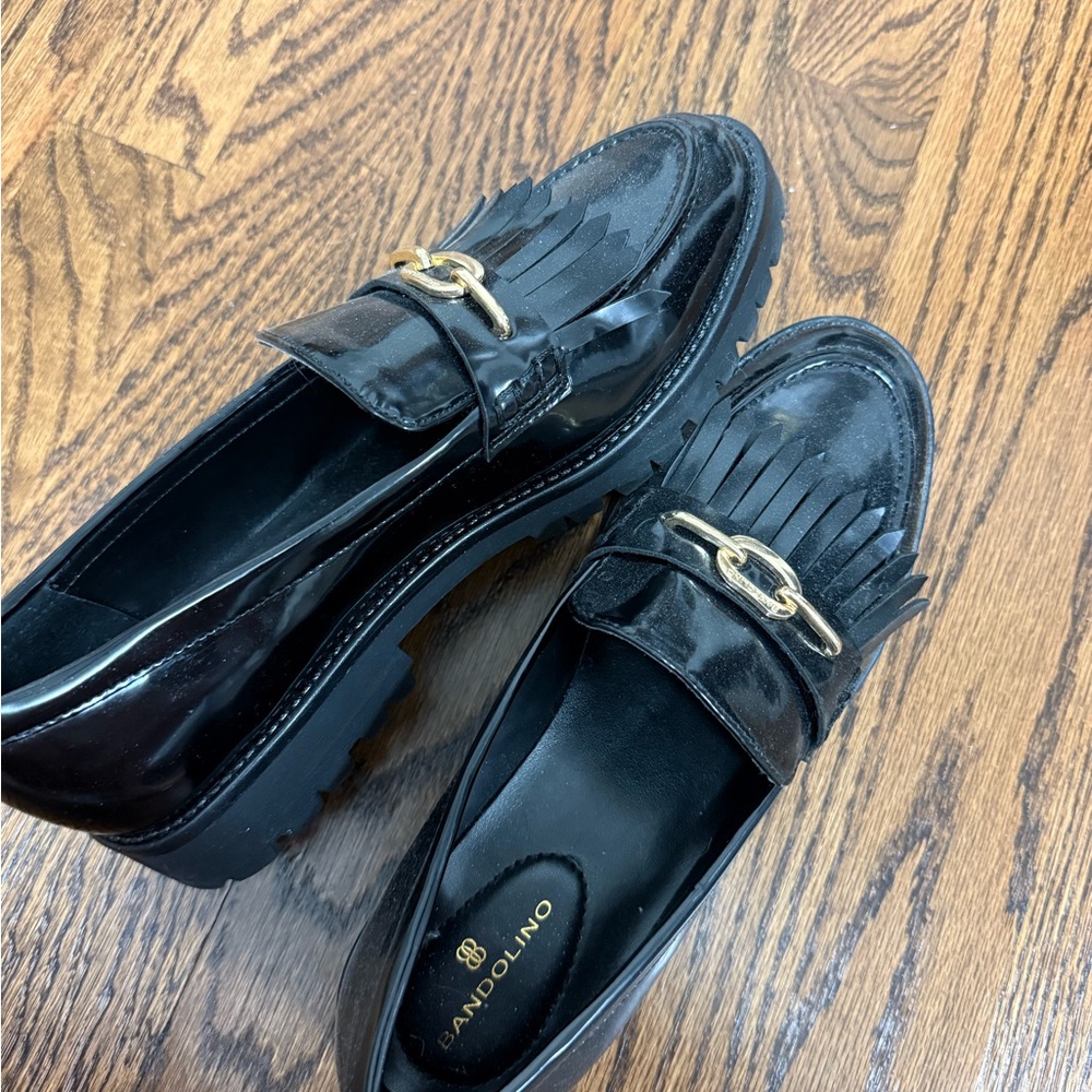 Bandolino Black Loafers for Women